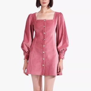 NWOT Staud Chandler Dress in Dusty Rose size M